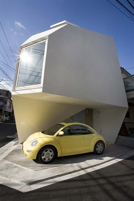 This funky little house, that's barely bigger than the Beetle